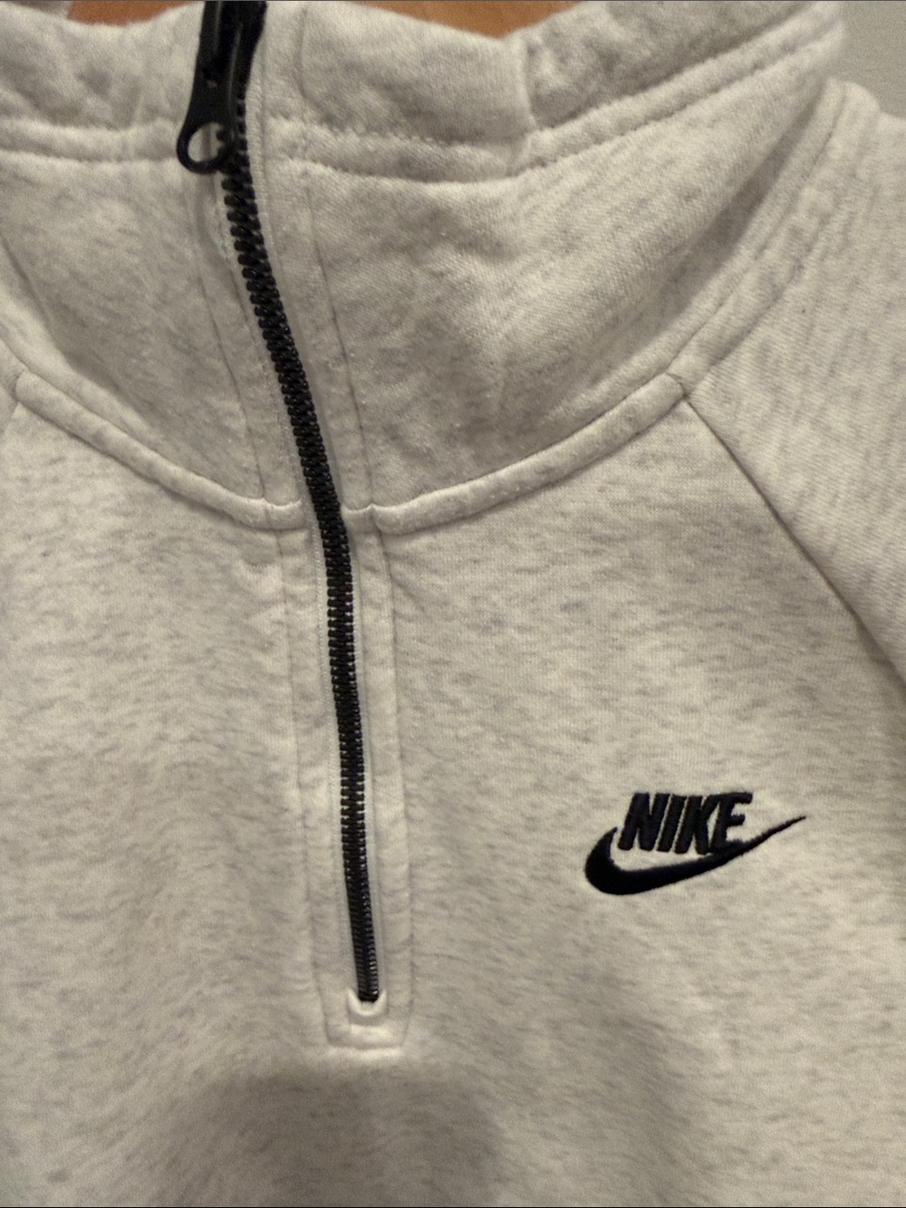Nike Women’s Sportswear Club 1/2-Zip Fleece Top - Picture 3 of 5